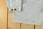 Vintage 1990s G.H. Bass Denim Full Zip Jacket Men's Large
