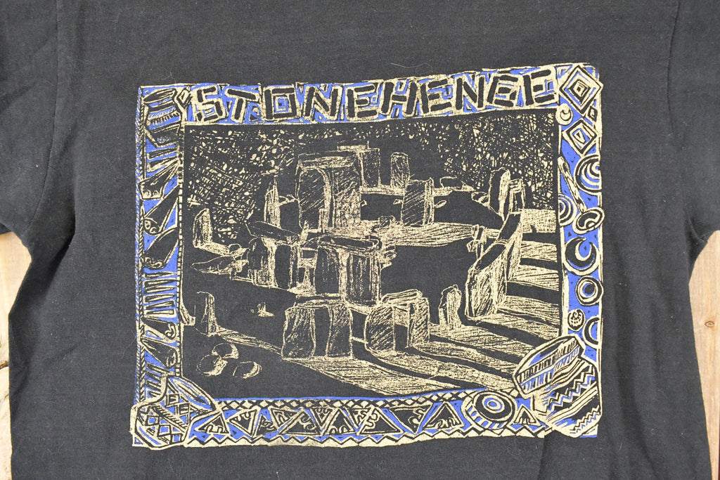 Vintage 1990s Stonehenge Souvenir Travel T-Shirt Men's S