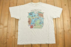 Vintage 1990s Mackinaw Lighthouse Souvenir T Shirt
