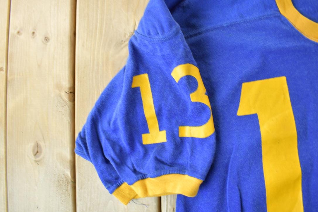 Vintage 1950s #13 Champion Knitwear Co Football Jersey