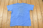 Vintage 1990s Teddy Bear Heart Grandma Style Single Stitch T-Shirt Men's Large