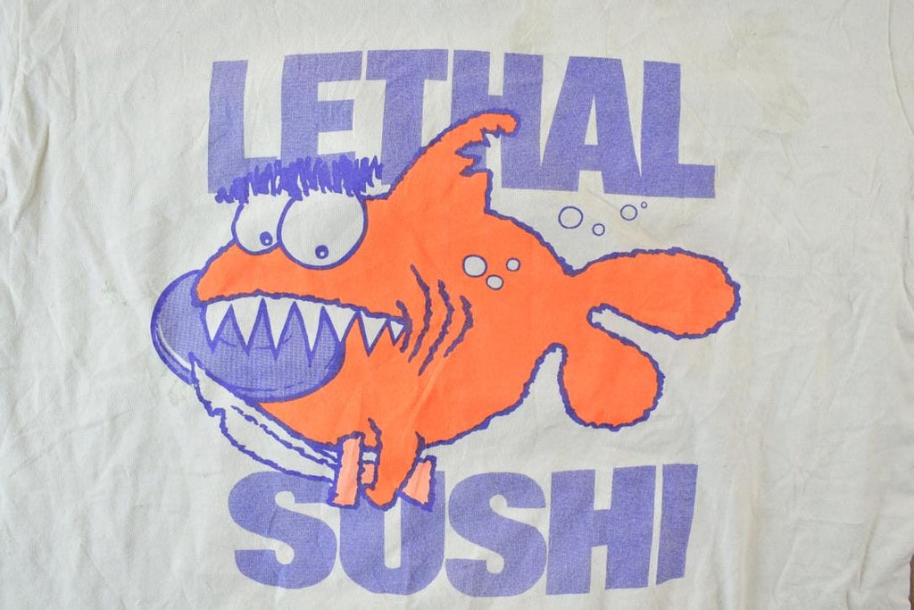 Vintage 1990s Toronto Ultimate Lethal Sushi Souvenir T-Shirt  Vintage Streetwear  Vacation Tee  Travel T Shirt