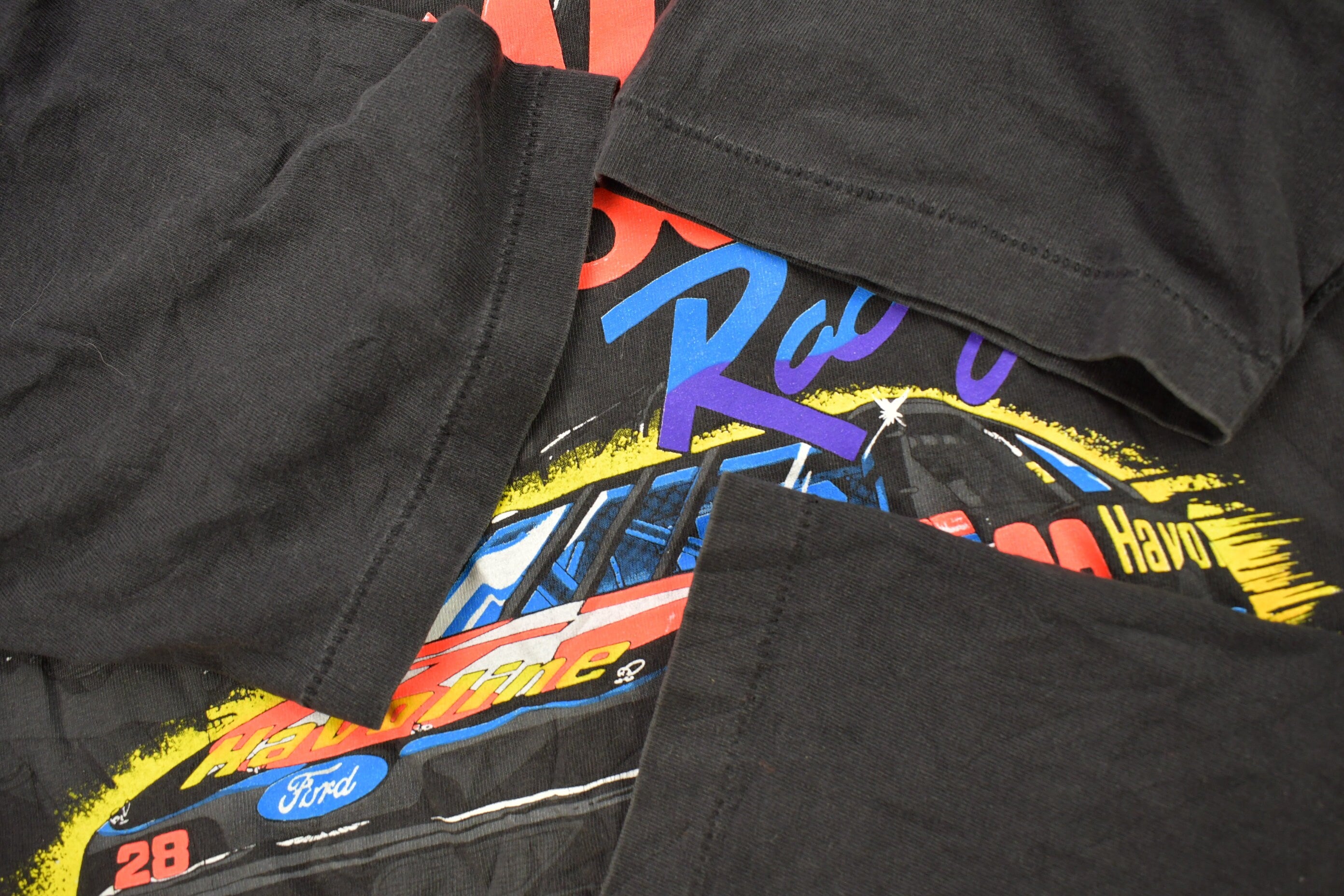 Vintage 1990s Ernie Irvan NASCAR Mac Tools Racing T-Shirt Made In USA Single Stitch