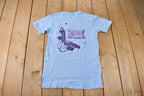 Vintage 1985 Vermont Bicycle Touring Single Stitch Graphic T Shirt Made In USA