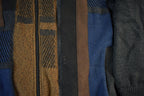 Vintage 1990s Wool Knit Zip Up Sweater Jacket Men's Large