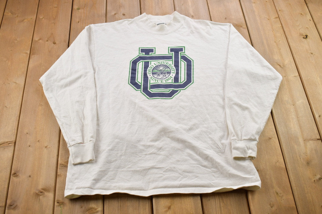 Vintage 1990s University Of Ohio Collegiate Crewneck Shirt