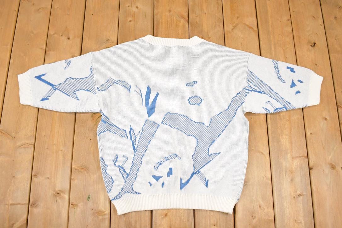 Vintage 1990s Boothbay Knit Crewneck Sweater Women's XL