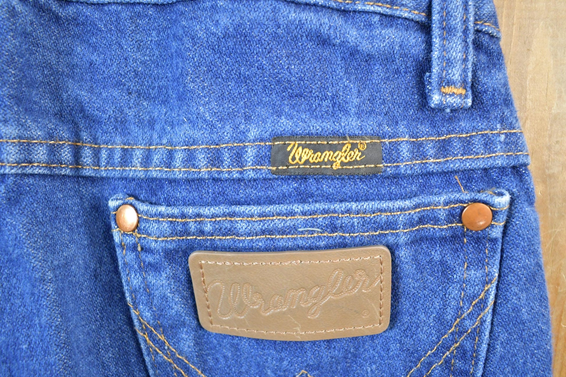 Vintage Y2K Youth Wrangler Cowboy Denim Jeans Size 28 x 24