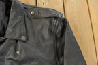 Vintage 1980s Leather Motorcycle Biker Jacket Men's XL