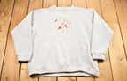 Vintage 1990s Bird & Trees Embroidered Graphic Crewneck