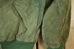 Vintage 1990s NAF Leather Bomber Jacket Made In USA