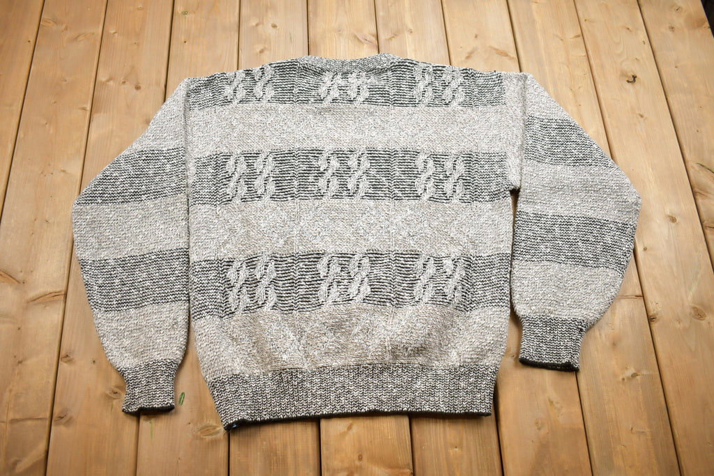 Vintage 1990s Isle Of Cotton Knitted Crewneck Sweater