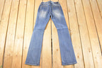 Vintage Deadstock Y2K Grace In LA Bedazzled Bootcut Low Rise Jeans Women's Size 26 x 32