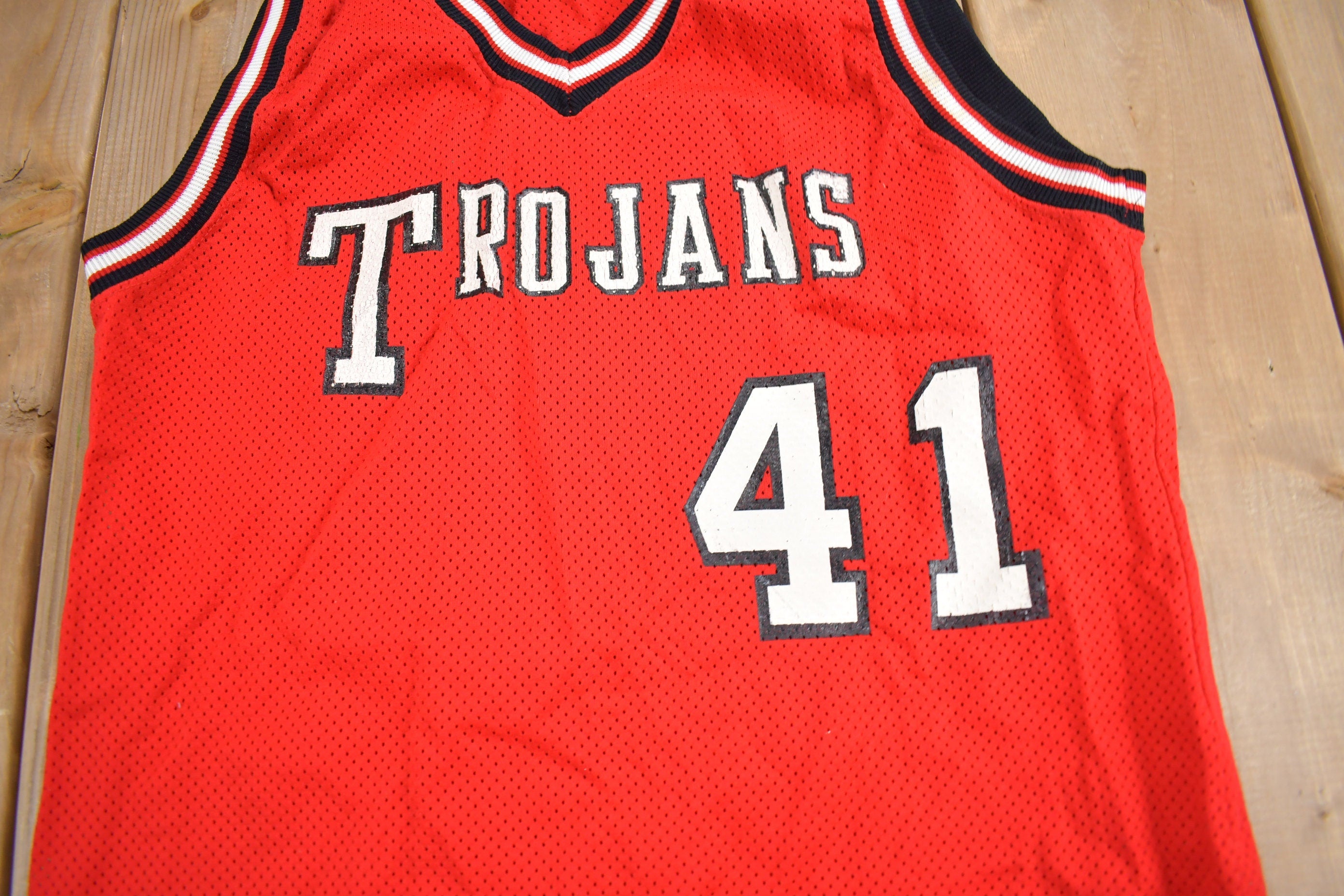 Vintage 1990s USC Trojans NCAA Collegiate Basketball Jersey