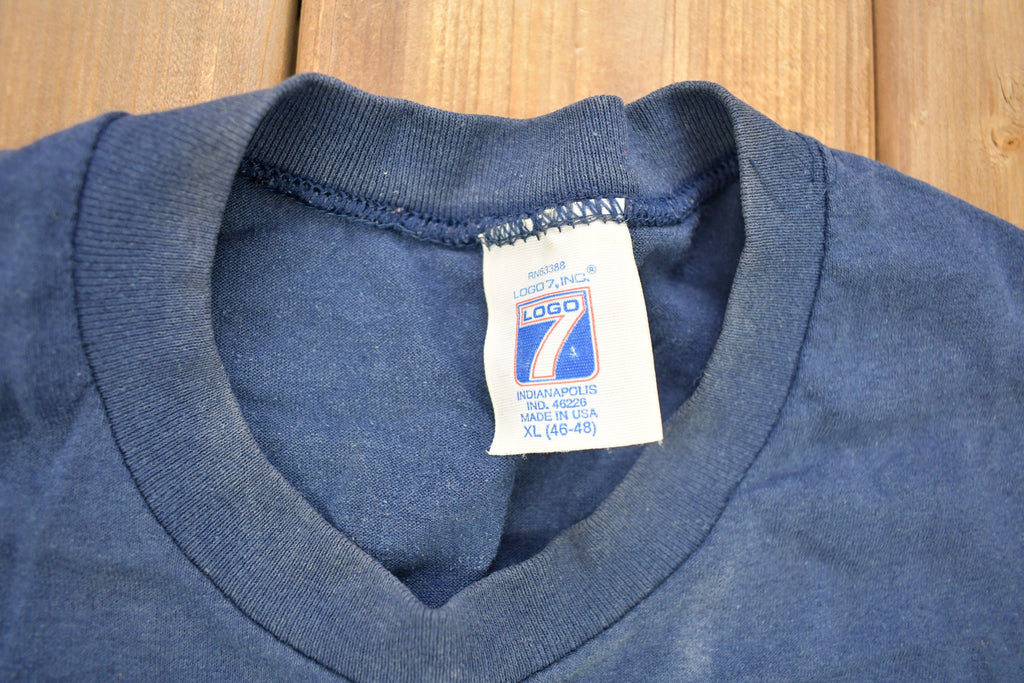 Vintage 1990s New York Yankees MLB Graphic Logo 7 T-Shirt