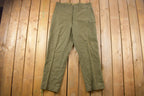 Vintage 1951 French Wool Trousers 38 x 32