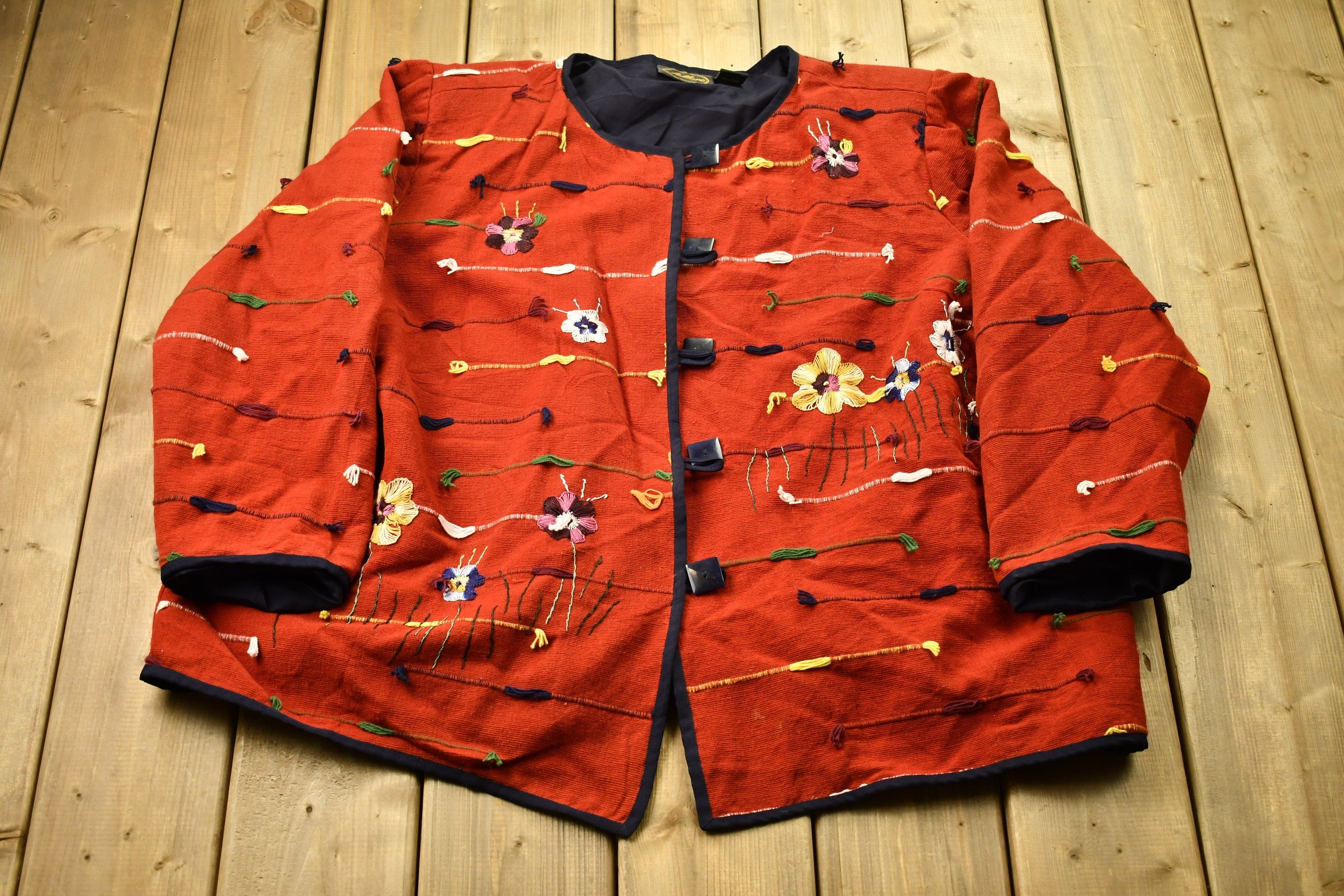 Vintage 1990s Allure Floral Print Jacket