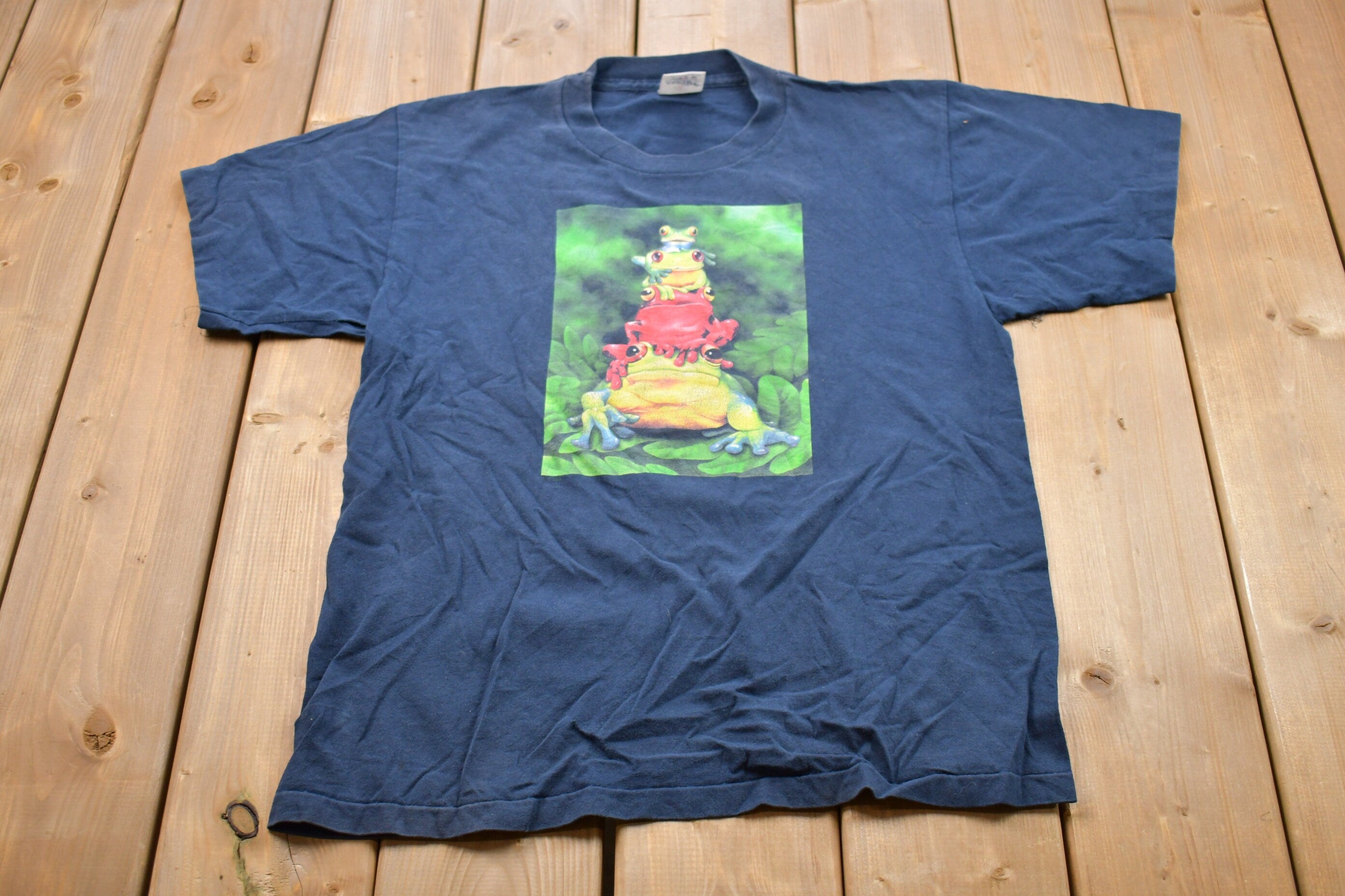 Vintage 1990s Frog Graphic T-Shirt