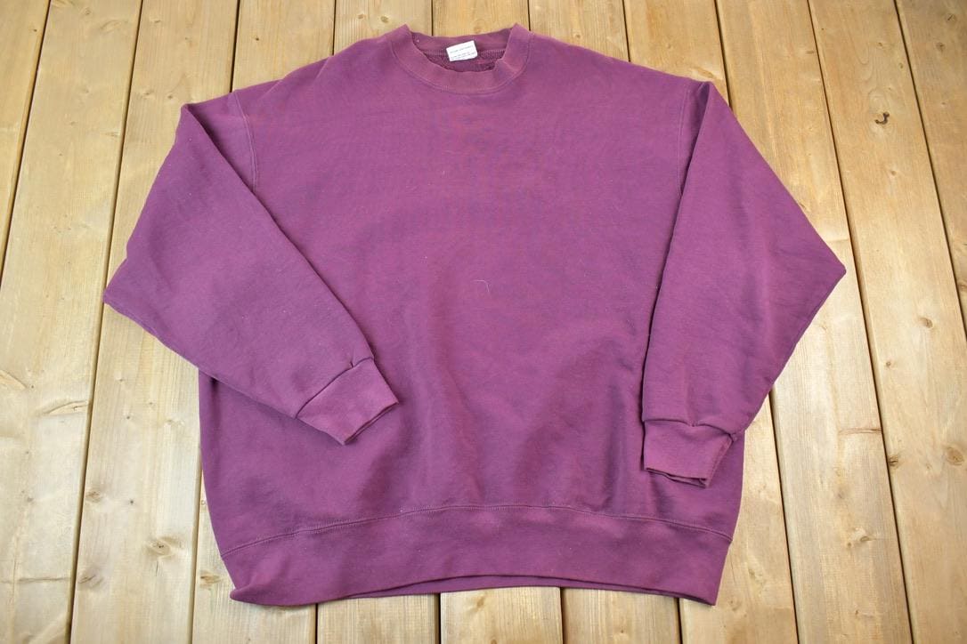 Vintage 1990s Pro Spirit Blank Crewneck Sweatshirt