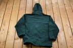 Vintage 1980s LL Bean Full Zip Hooded Fleece Sweater