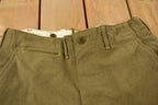 Vintage 1980s Military Green Army Pants Size 32 x 27