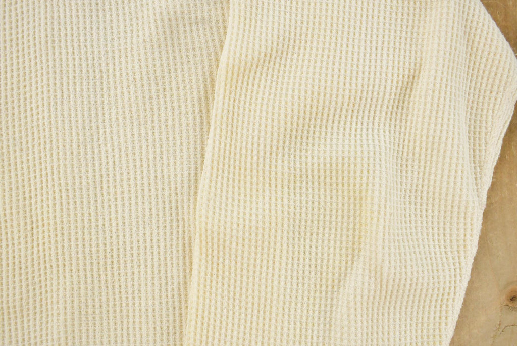 Vintage 1970s J.E. Morgan Long Johns Thermal Waffle Knit Long Sleeve Shirt Men's L-XL