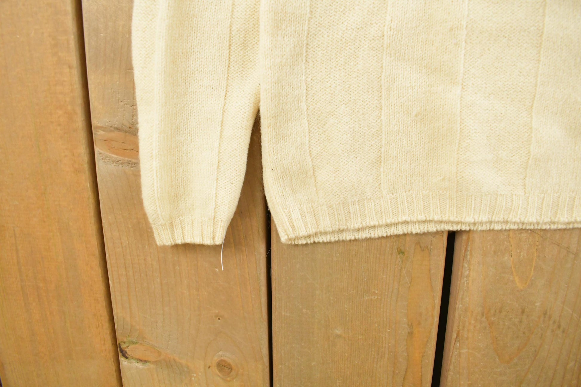 Vintage 1950's Garland Sheltie Mist Collegiate Knit Turtleneck Sweater Women's S