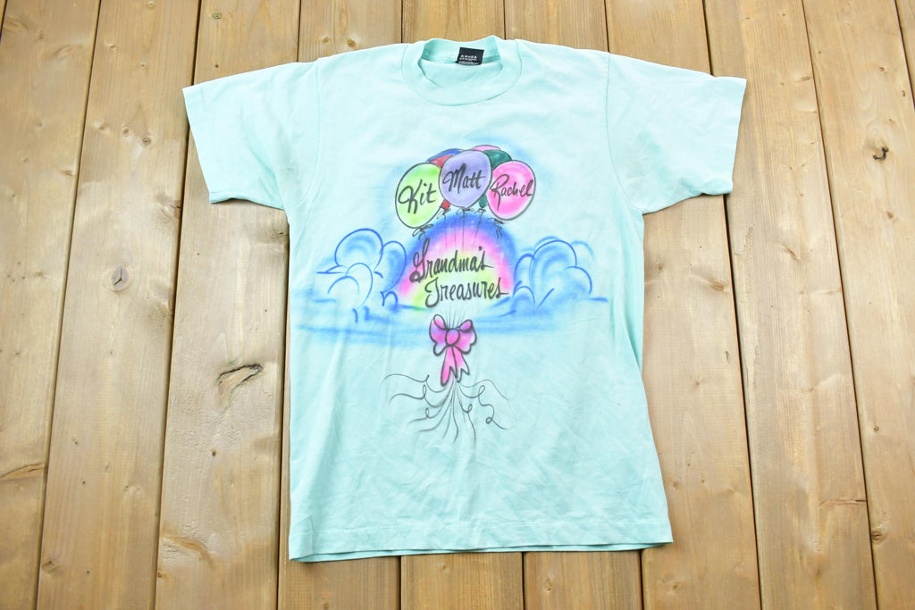 Vintage 1990s Grandmas Treasures Graphic Air Brushed T-Shirt