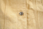 Vintage 1990s Geoffrey Beene Leather Suede Jacket