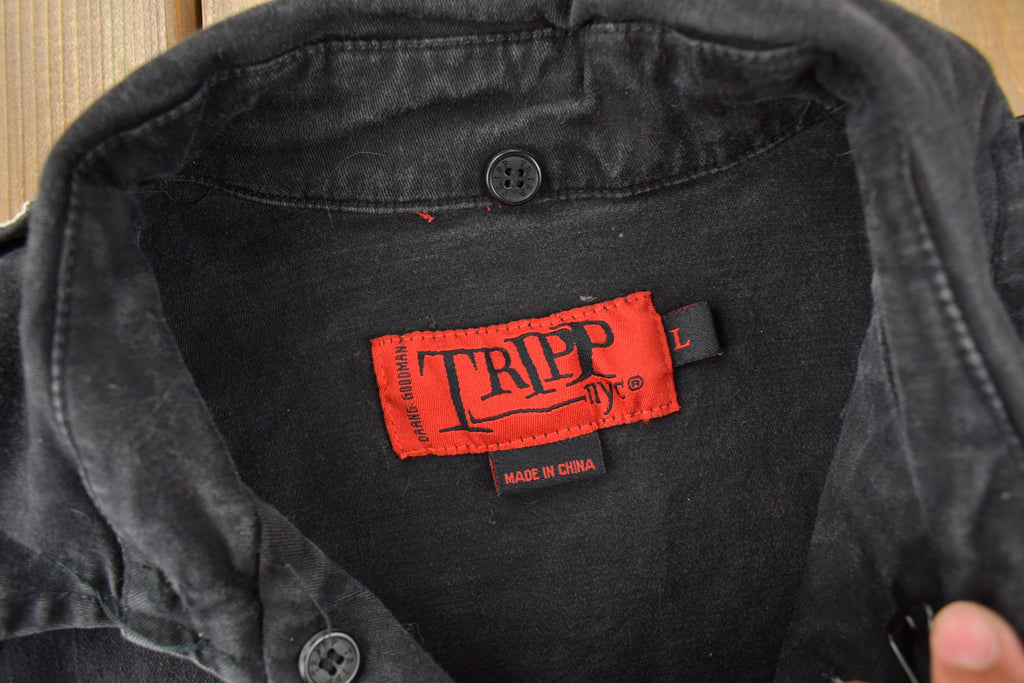 Vintage 1990s Tripp NYC Goth Style Button Up Jacket