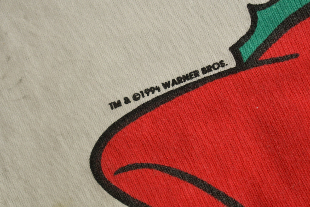 Vintage 1994 Looney Tunes Christmas Cartoon Pajama T-Shirt