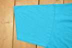 Vintage 1990s Jerzees Blue Blank T Shirt