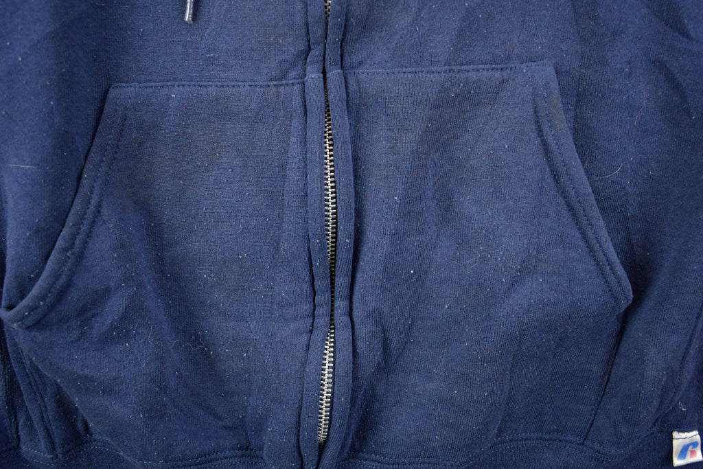 Vintage 1990s Russell Athletics Blank Zip Up Hoodie Sweatshirt