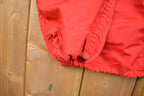 Vintage 1950s Russell Southern CO Red Snap Button Windbreaker Jacket