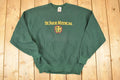 Vintage 1990s St Jude Medical Embroidered University Crewneck Sweater Mens M