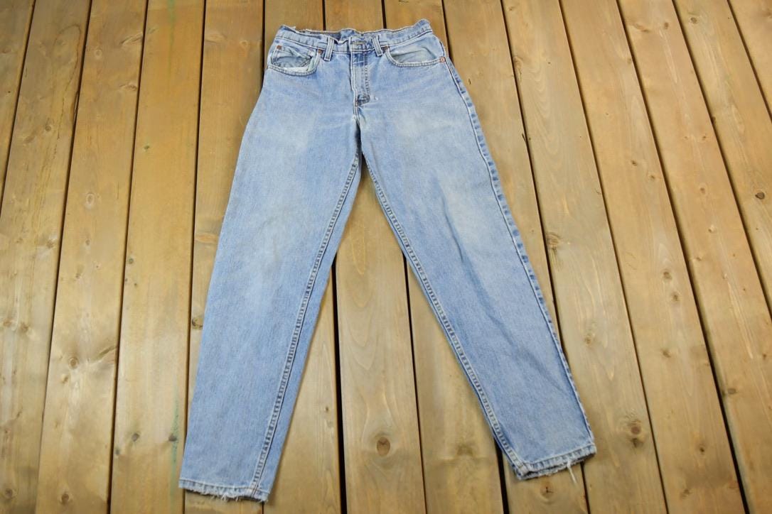 Vintage 1960s Levi Strauss Red Tab Denim Jeans Size 30 x 29 Made In USA