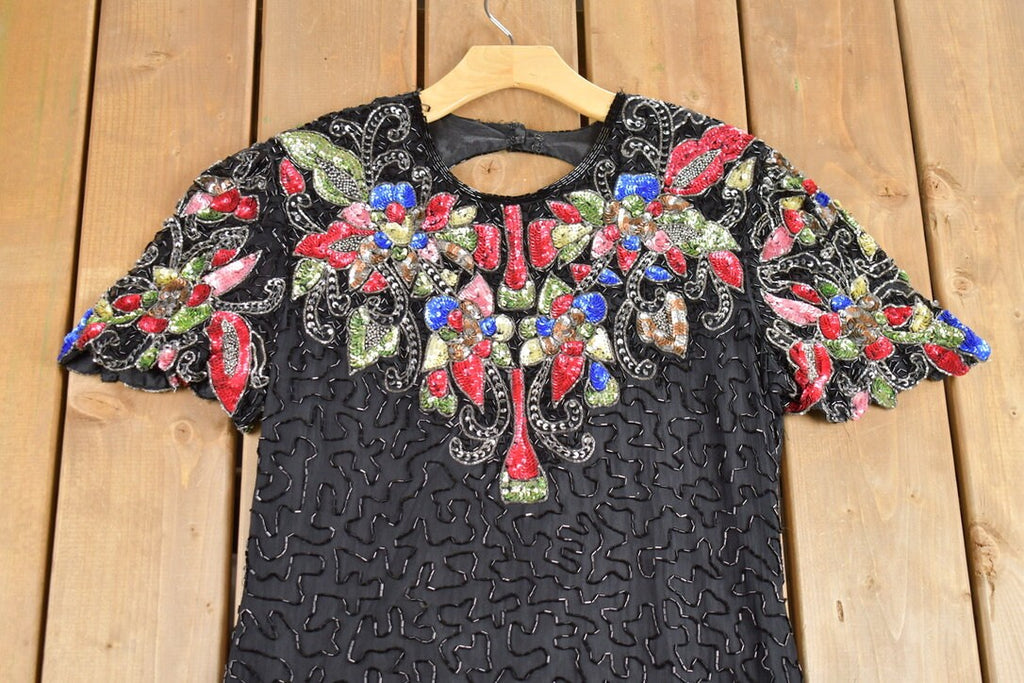 Vintage 1960s Rhinestone Dress