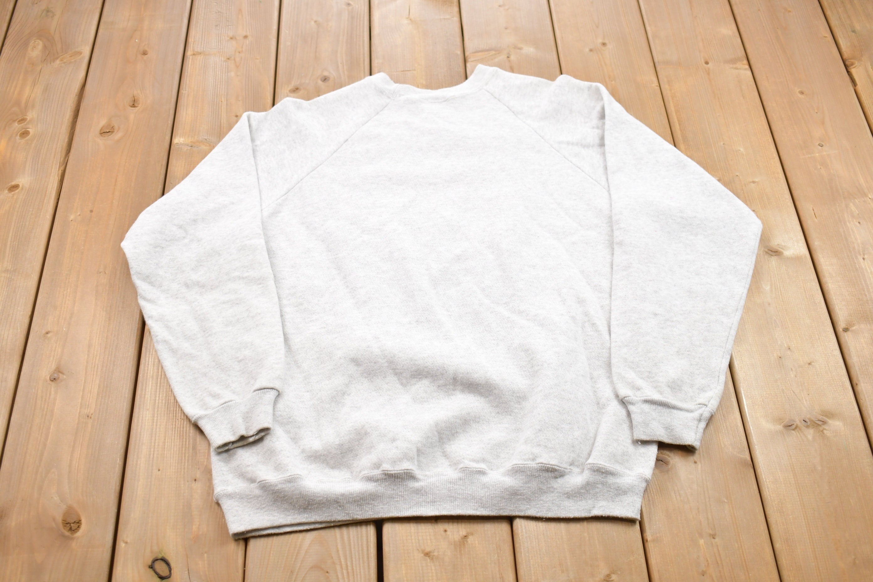 Vintage 1990s Floral Theme Crewneck Sweatshirt