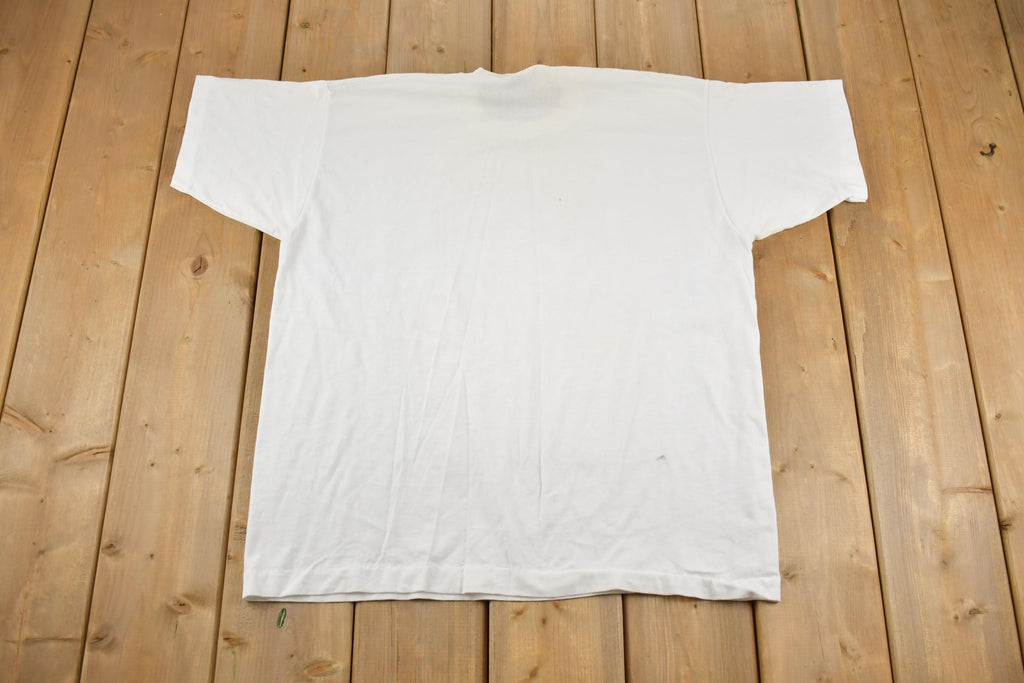 Vintage 1990s Jesus Noah's Ark Print Graphic T Shirt Made In USA