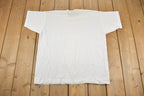 Vintage 1990s Jesus Noah's Ark Print Graphic T Shirt Made In USA / Vintage Fruit Of The Loom