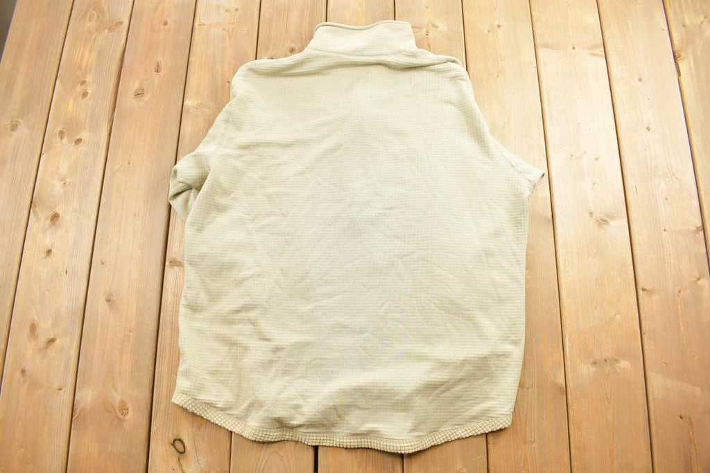 Vintage 1990s Half Zip Thermal Sweatshirt