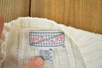 Vintage 1990s Spice Of Life Knit Perfect Mild Distress Cardigan Sweater Made In USA