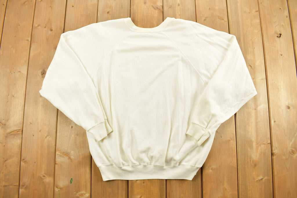 Vintage 1980s Cablevision Central Florida Logo Graphic Crewneck Sweater