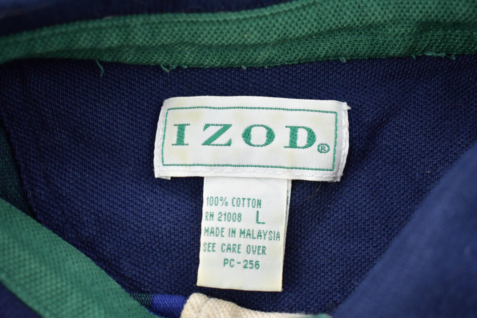 Vintage 1990s Vertical Striped Quarter Button Up Rugby Shirt