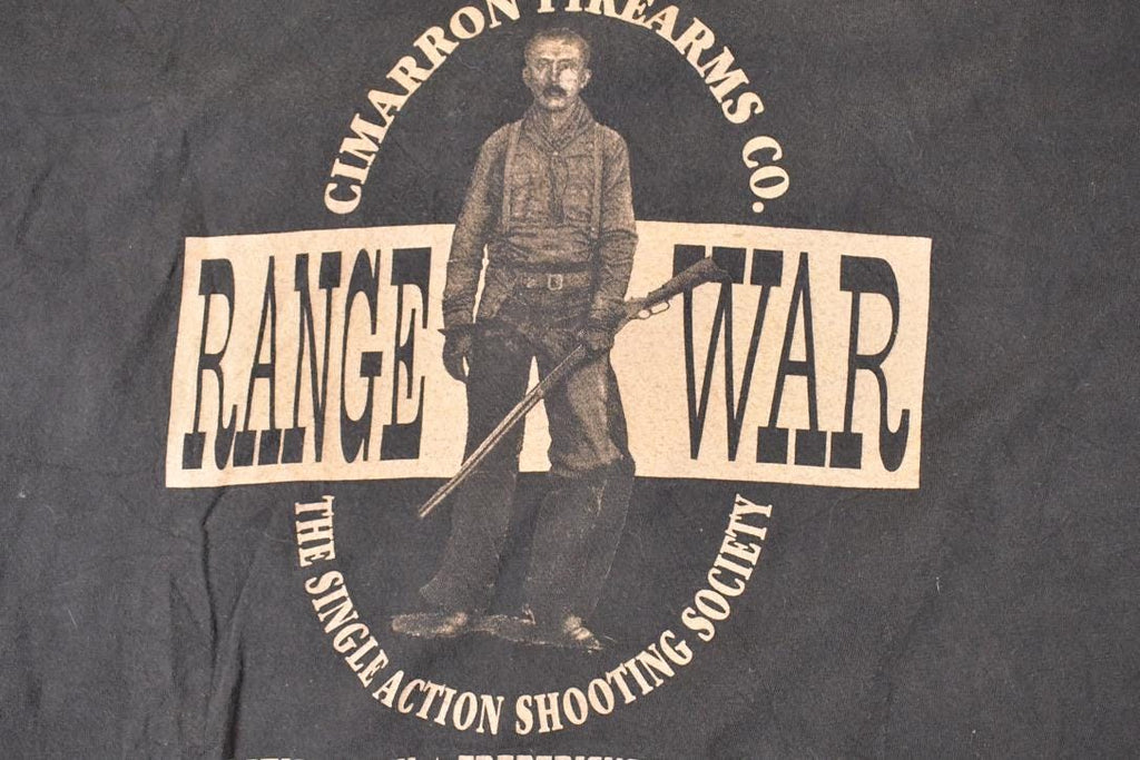 Vintage 1990s Cimarron Firearms Co Range War Souvenir T-Shirt Men's XL