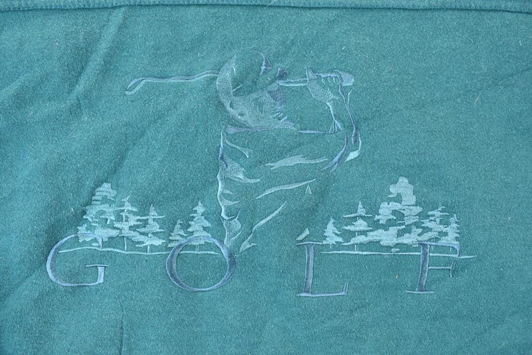 Vintage 1990s Golfing Lee Sport Heavyweight Crewneck Sweatshirt