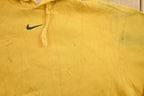 Vintage 1990s Distressed Nike Center Swoosh Hoodie  Middle Swoosh Hoodie  NikeMid Swoosh  grey tag  Vintage Nike Hoodie  Made In Canada