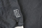 Vintage 1990s Mecca Embroidered Quarter Zip Hip Hop Sweatshirt Mens L