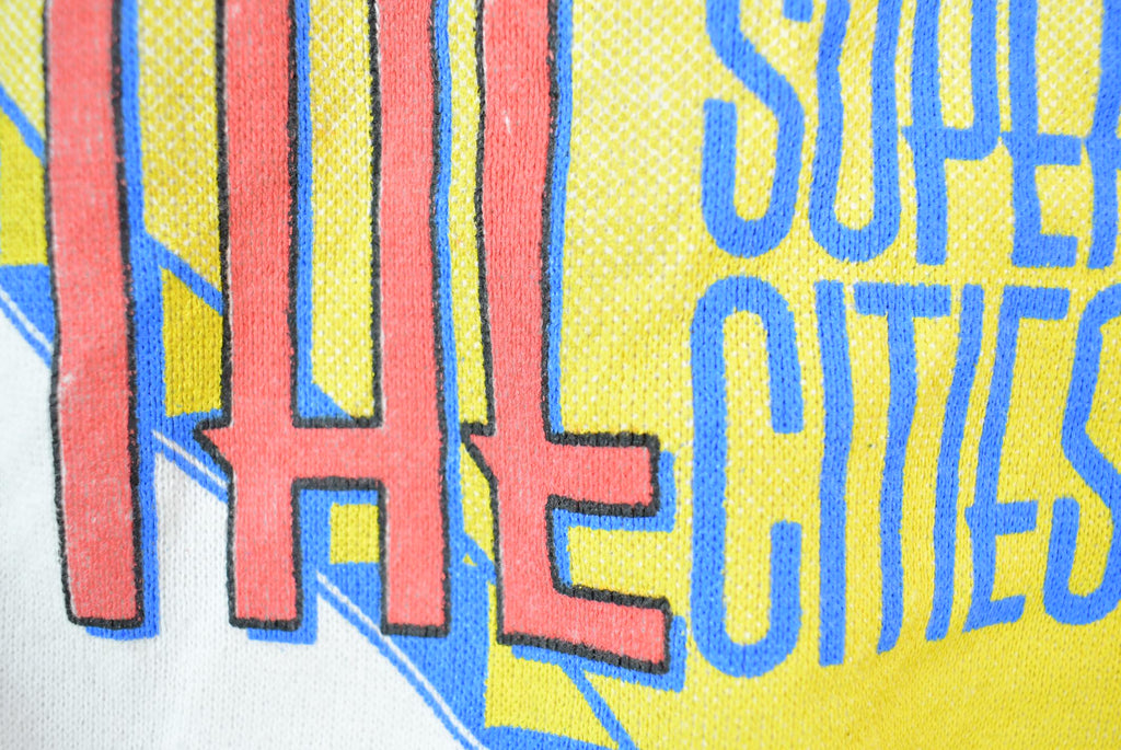 Vintage 1990s The Super Cities Walk for MS Crewneck Sweatshirt  90s Crewneck  Souvenir Sweater  Streetwear  Travel And Vacation