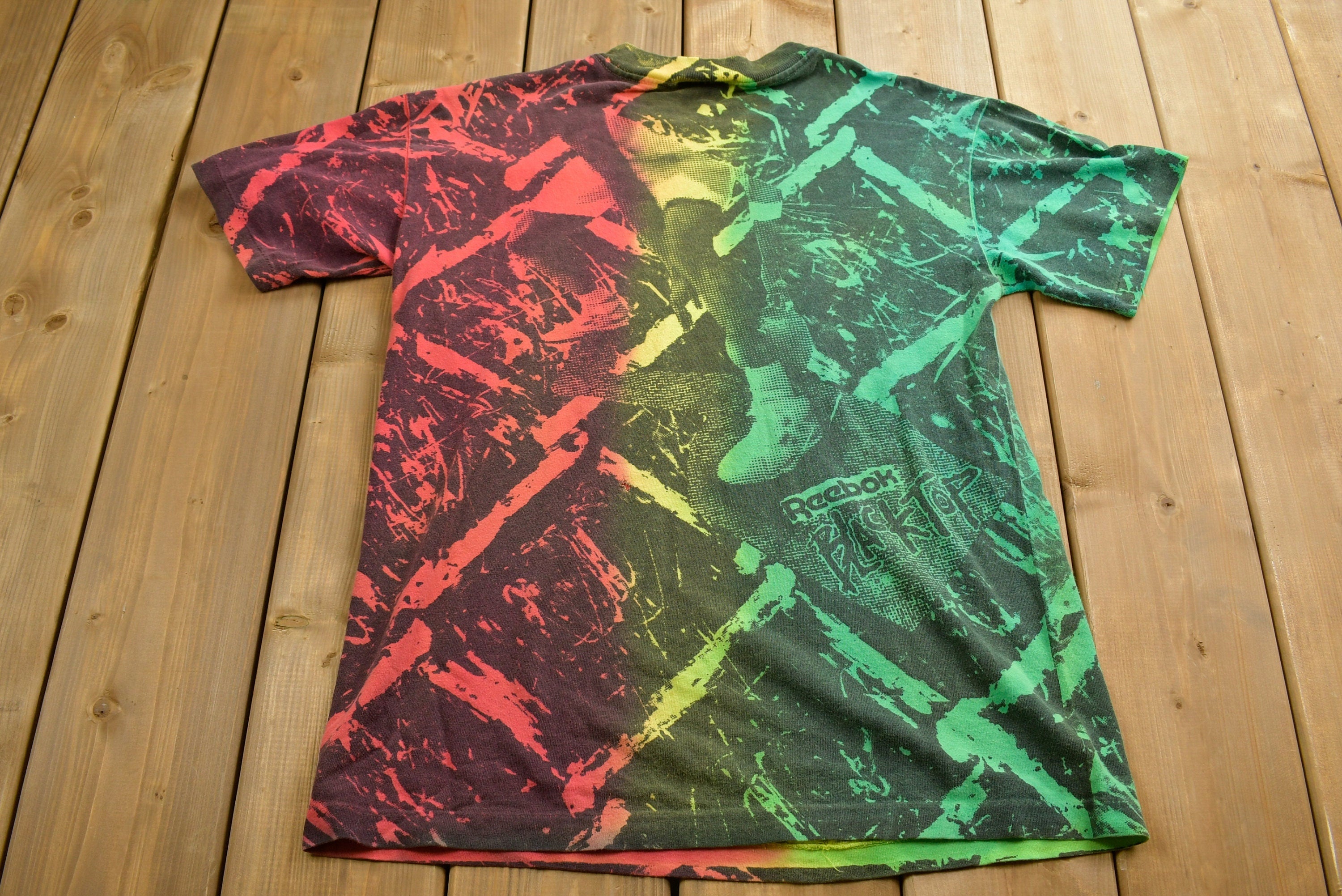 Vintage Early 1990s Reebok Black Top T-shirt